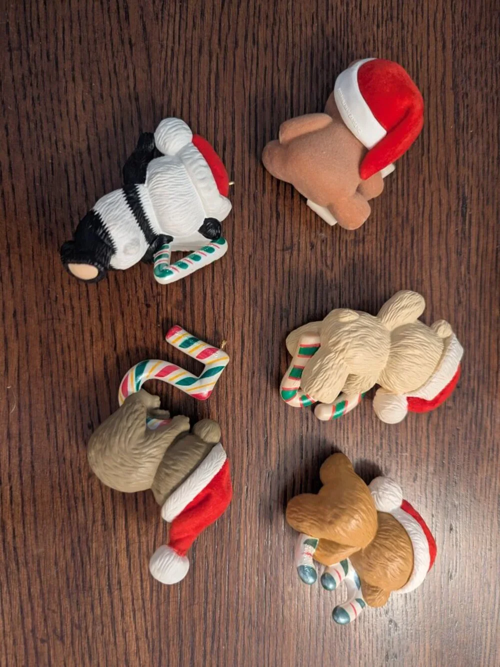 Hallmark Keepsake Ornaments The Teddy Bear Years 1-5 1989-1993
